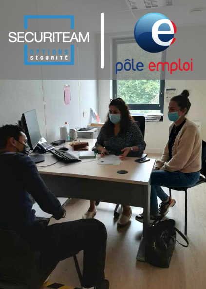 Pôle Emploi de Lanester et SECURITEAM.